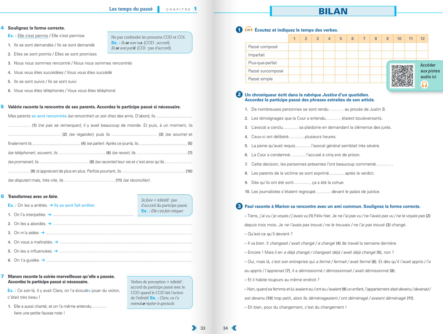 🇫🇷En Contexte - Exercices de grammaire B2 文法練習本