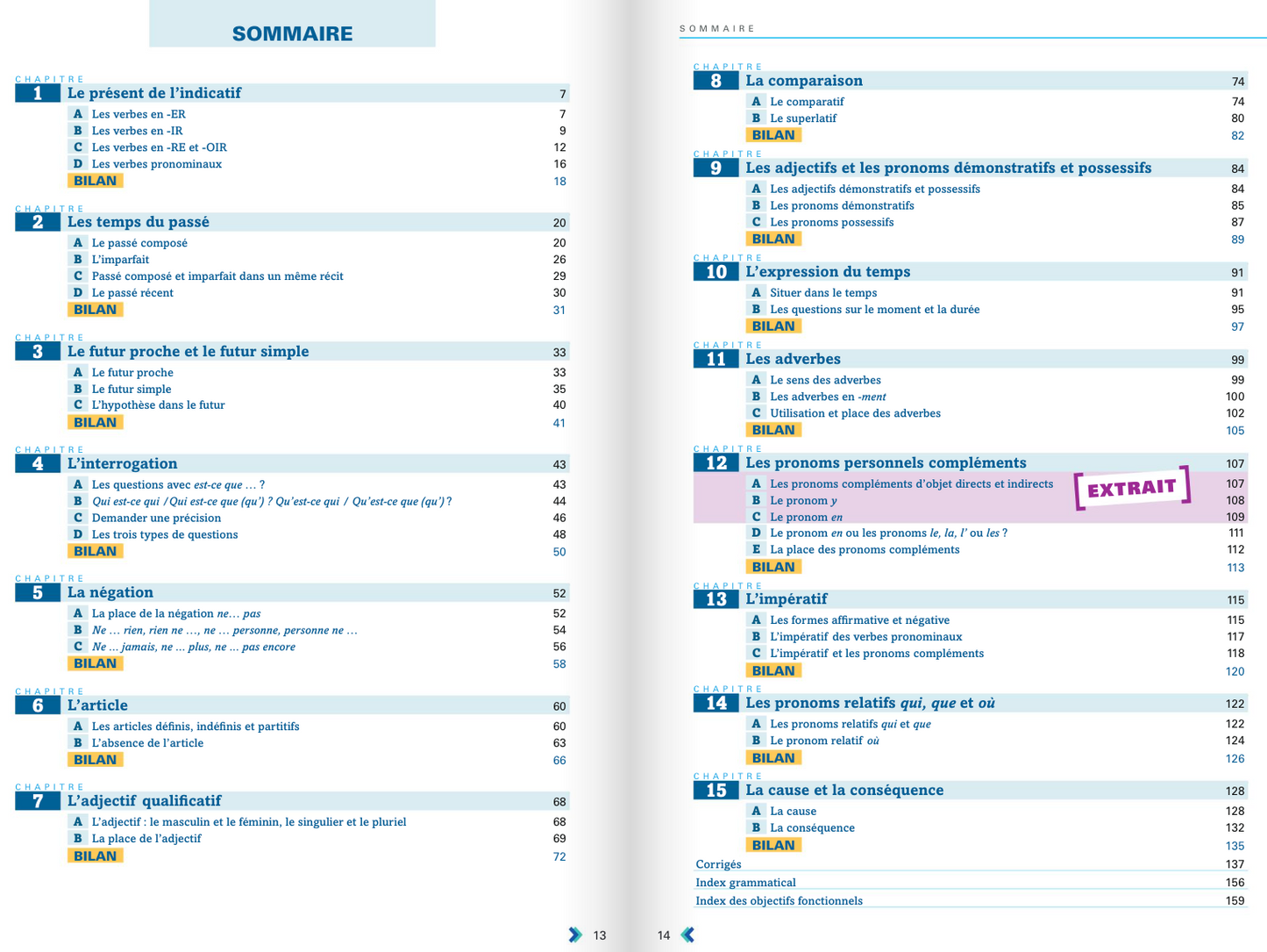 🇫🇷En Contexte - Exercices de grammaire A2 文法練習本