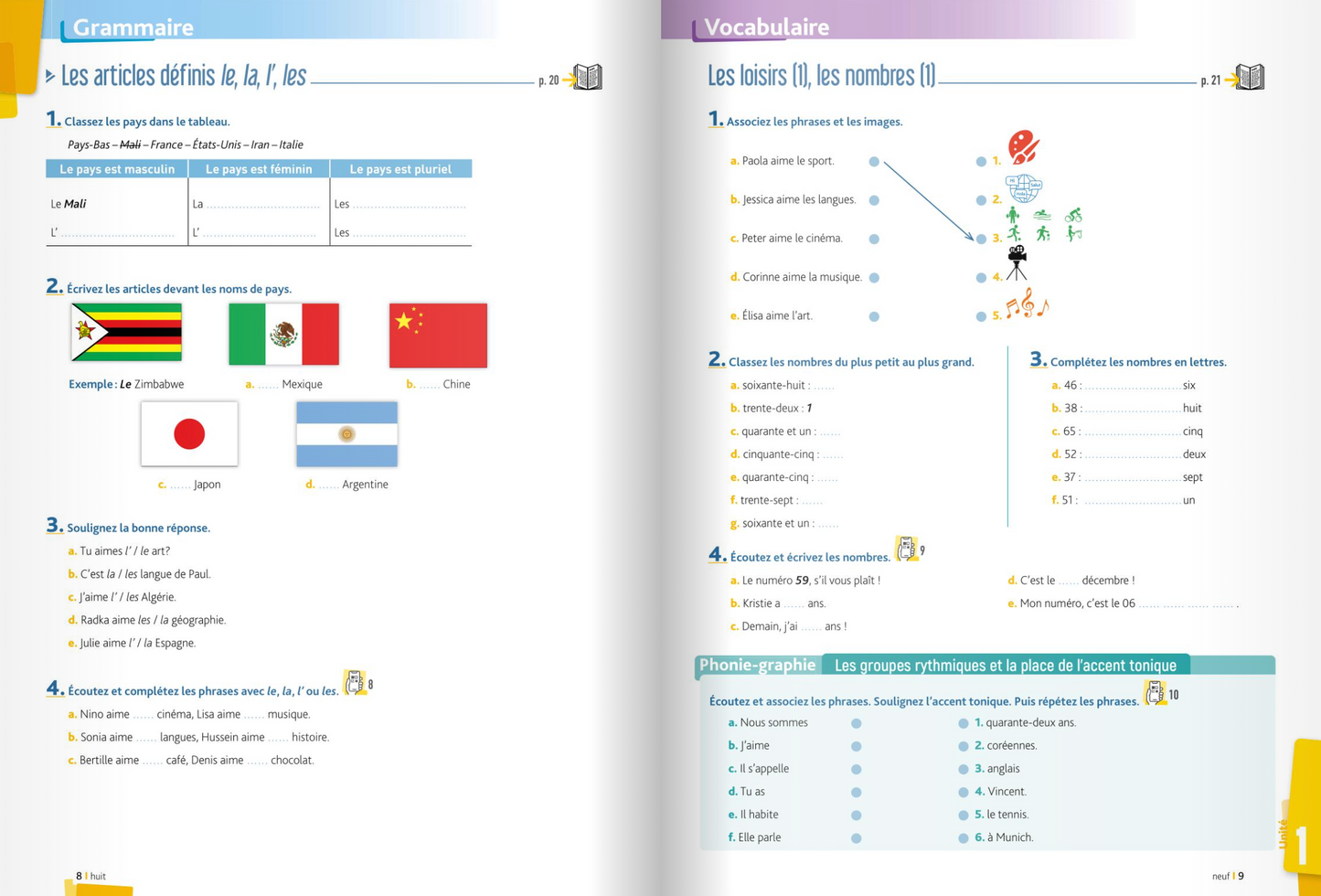 Edito A1 (2022) 作業本 cahier d'activités