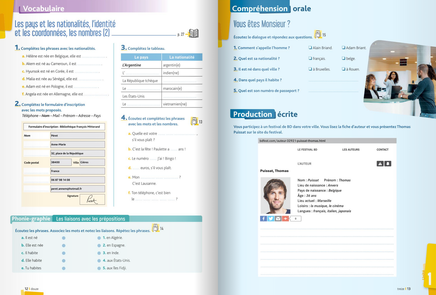 Edito A1 (2022) 作業本 cahier d'activités