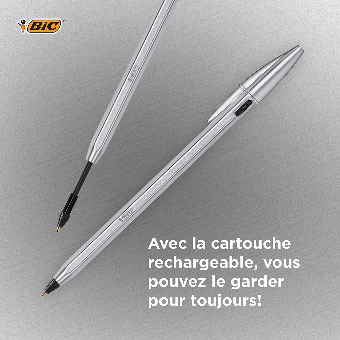 Bic 比克 - Cristal Re'New 1mm 原子筆 - 環保款