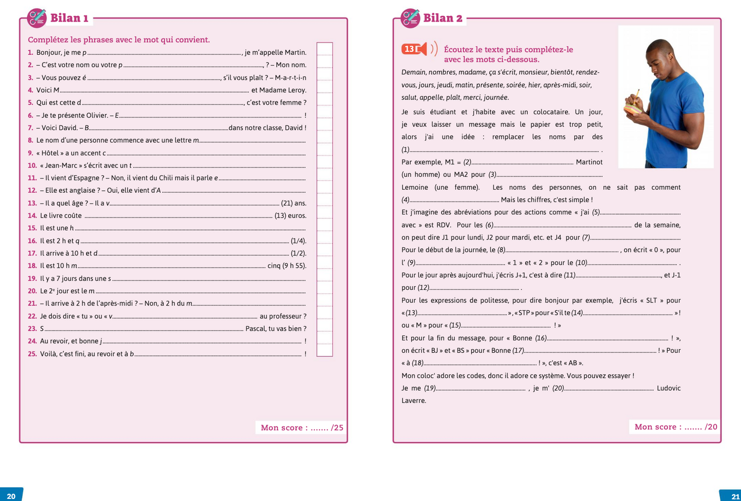 🇫🇷Pratique Vocabulaire A1/A2 - 法文單字練習書+解答